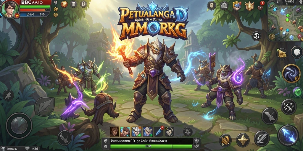 Gameplay seru di dunia fantasi BBCA4D yang menawan.