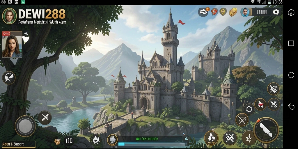 Gameplay DEWI288 menampilkan strategi menara yang menarik dan penuh tantangan.