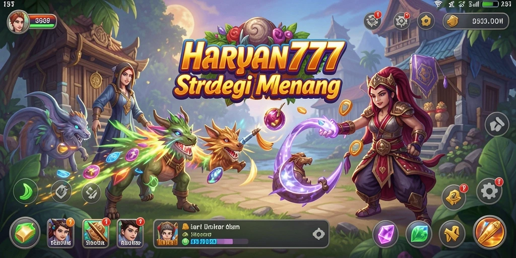 Gambaran gameplay seru di HARAPAN777 dengan taktik mendebarkan.