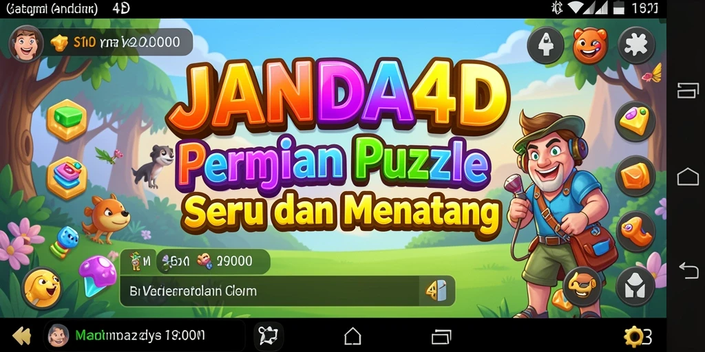 Gameplay seru dari JANDA4D dengan tantangan puzzle yang menarik.