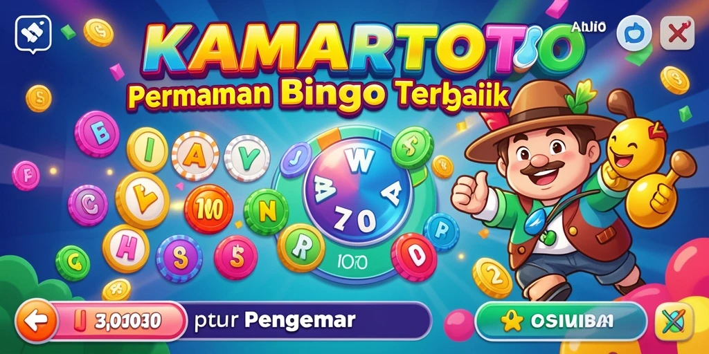 Screenshot gameplay KAMARTOTO yang menunjukkan keseruan permainan Bingo.