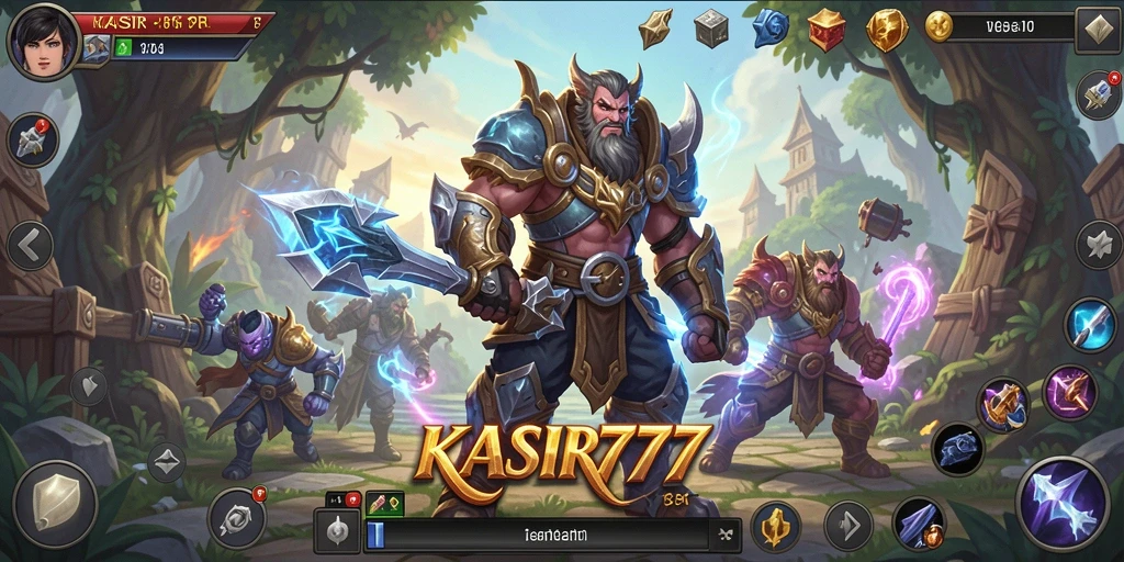 Screenshot menampilkan aksi pertempuran epik dalam KASIR777 dengan grafis yang menawan.