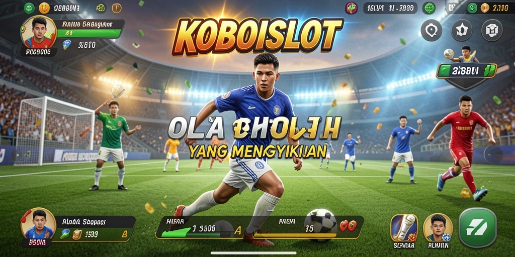 Tangkapan layar KOBOISLOT menunjukkan aksi olahraga yang seru dan mendebarkan.