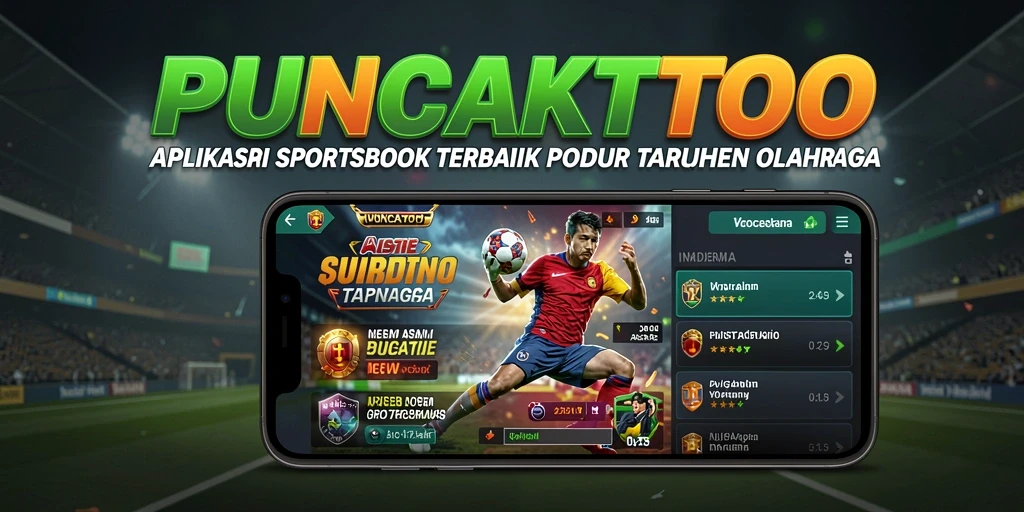 Tampilan permainan PUNCAKTOTO dengan fitur taruhan olahraga.