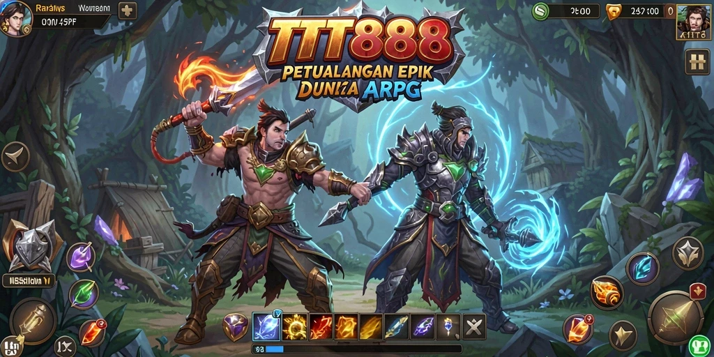 Screenshot gameplay TTT888 menampilkan pertempuran seru dan grafis menawan.