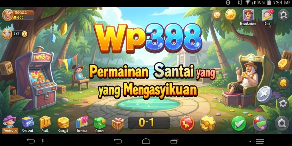 Tampilan seru gameplay WP888 yang penuh warna dan tantangan.