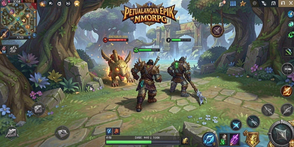 Gameplay menakjubkan di X168 yang menunjukkan pertempuran seru.