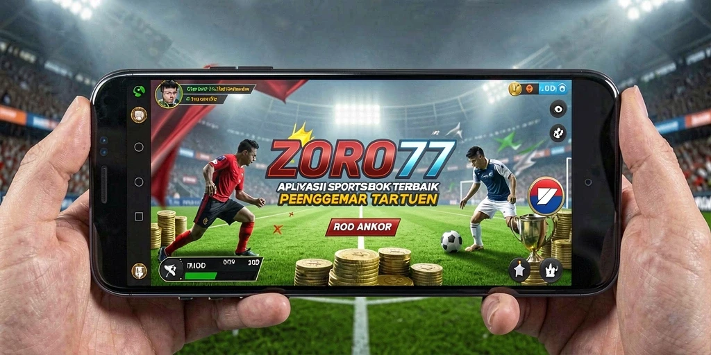 Tampilan utama <strong>ZORO77</strong> dengan berbagai pilihan taruhan olahraga.